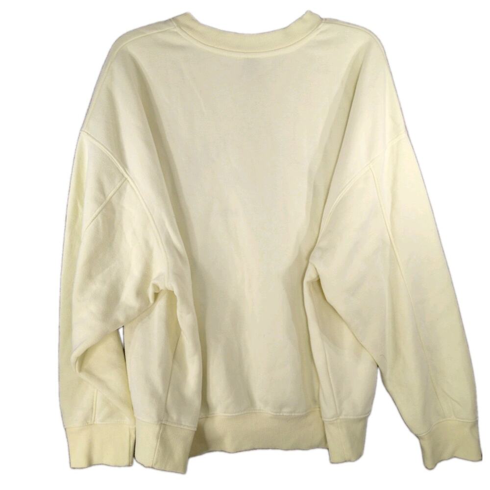 Saint-Tropez Sweatshirt Women's L Oversized Butter Yellow France Cote d'Azur - Picture 6 of 8